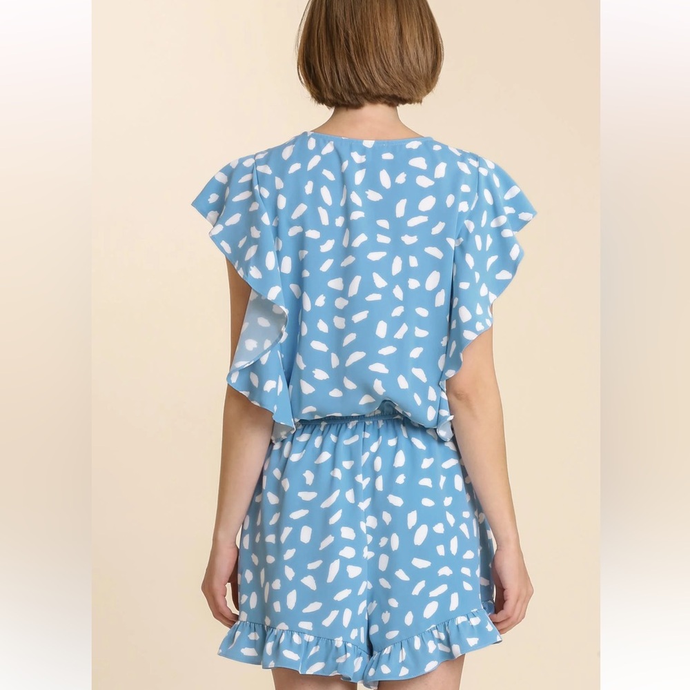 14 Dalmatian and Ruffle Romper - Picture 3 of 3